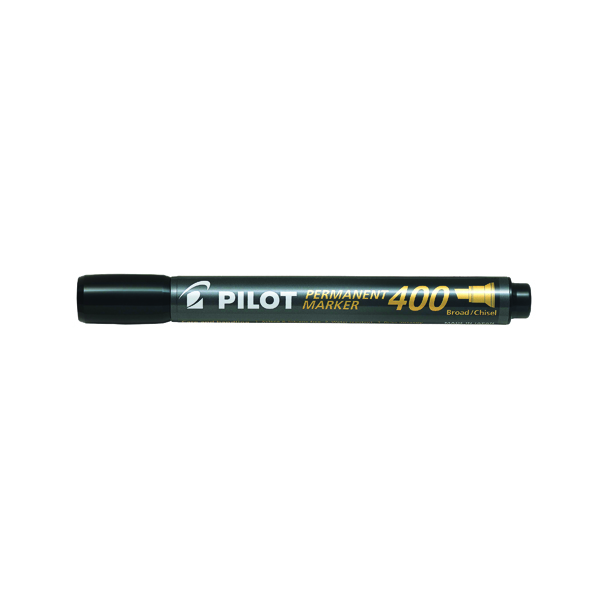 Pilot 400 Permanent Marker Chisel Tip Black (20 Pack) 3131910504061