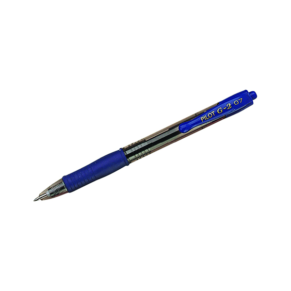 Pilot G207 Gel Ink Retractable Rollerball Pen Blue (Pack of 20) 3131910516477