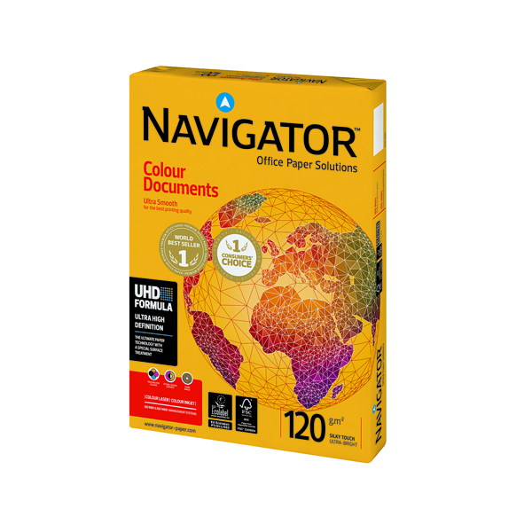 Navigator Colour Documents A4 Paper 120gsm (250 Pack) NAVA4120