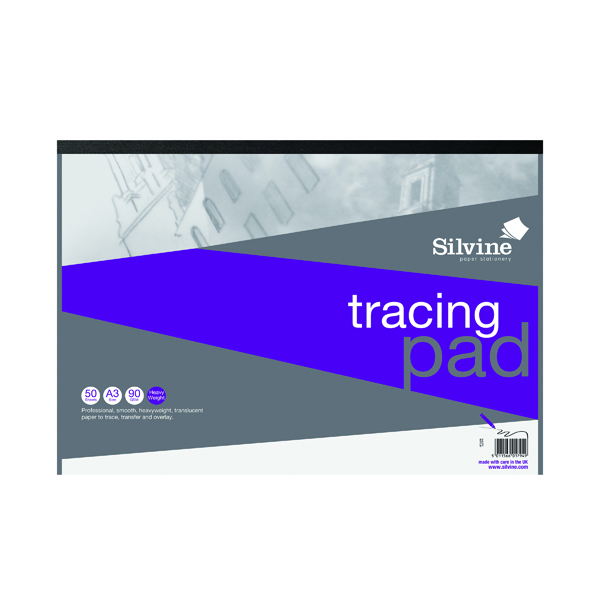 Silvine Professional Tracing Pad 50 Sheets A3 A3TPR