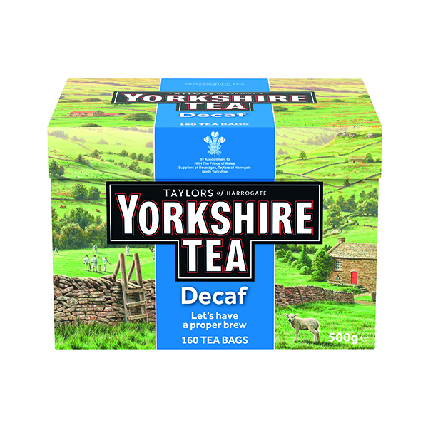 Yorkshire Tea Bags Decaff  (Pack of 160) 1114 YT
