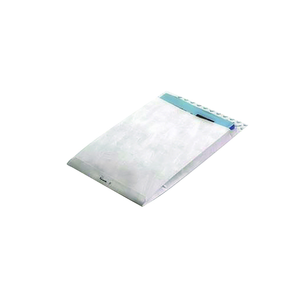 Tyvek B4A Envelope 330x250x38mm Gusset Peel and Seal White (Pack of 100) 756524