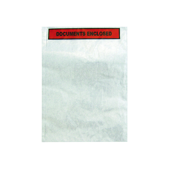 GoSecure Document Envelopes Documents Enclosed Self Adhesive A4 (Pack of 500) 4301004