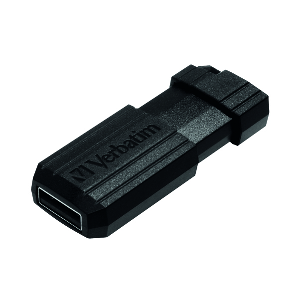 Verbatim 32GB Black Pinstripe USB Drive 49064
