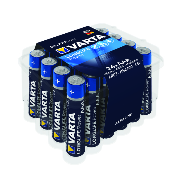 Varta Longlife Power AAA Battery (24 Pack) 04903121124