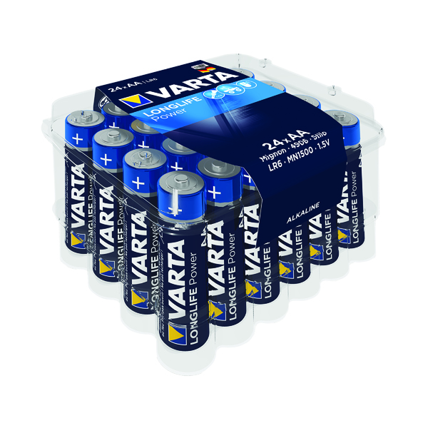 Varta Longlife Power AA Battery (24 Pack) 04906121124