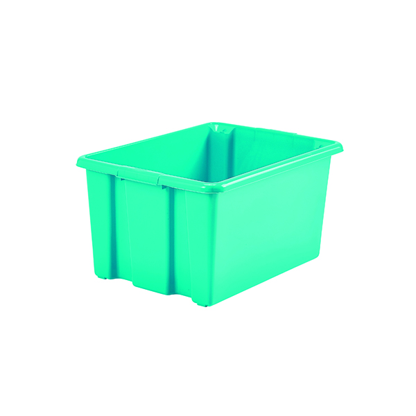 Stack And Store 32 Litres Medium Teal Storage Box S01M809