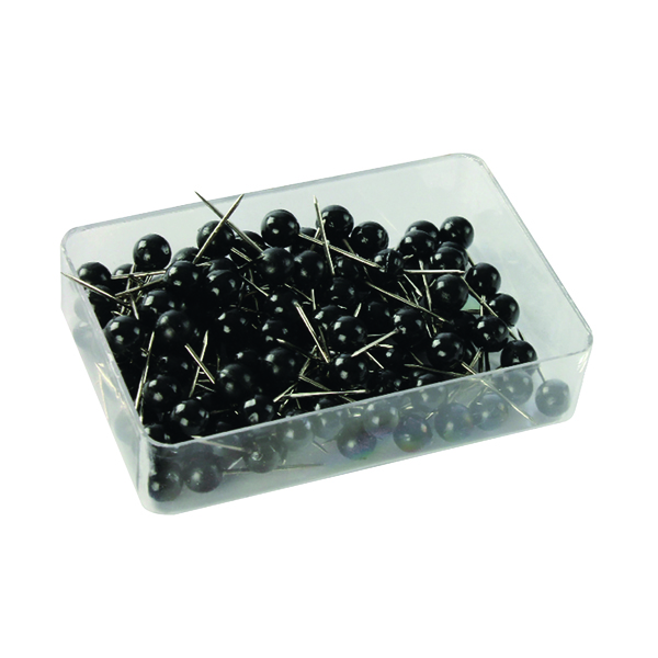 Map Pins Black (100 Pack) 26891