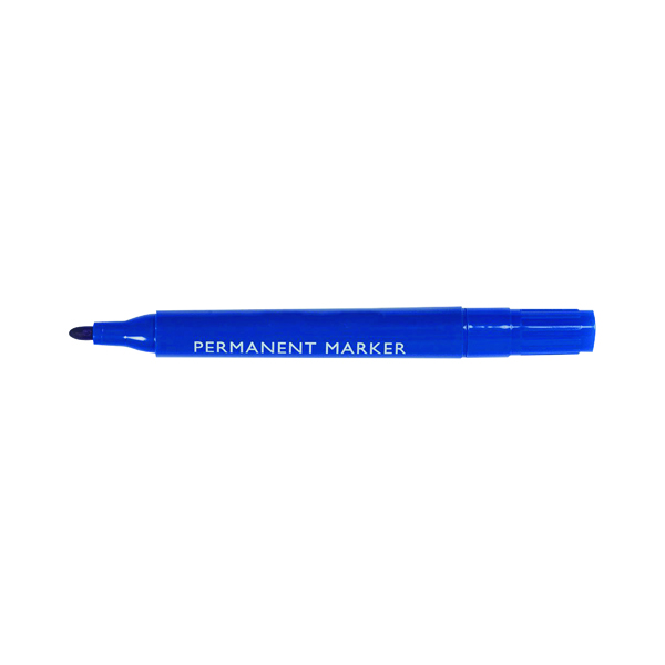 Blue Permanent Marker  Bullet Tip (Pack of 10) WX26046