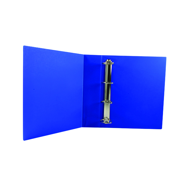 4 D-Ring Presentation Binder Blue 75mm Spine 50mm Capacity (Pack of 10) WX47662
