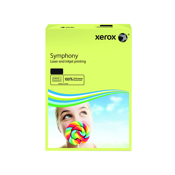 Xerox Copier A3 Symphony Tinted 80gsm Pastel Yellow (500 Pack) 003R91957