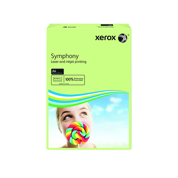 Xerox Symphony Pastel Green A4 80gsm Paper (500 Pack) XX93965